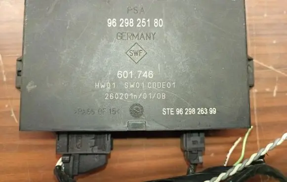 Citroen C5 Parking PDC control unit/module 9629825180