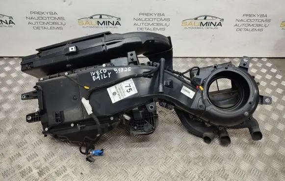 Interior heater climate box assembly