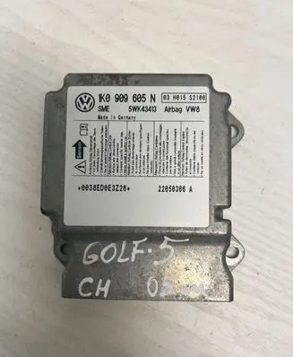 Volkswagen Golf V Airbag control unit/module 1K0909605N 5WK43413 03H015S2100