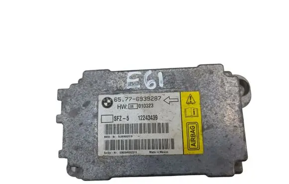 BMW 5 E60 E61 Airbag control unit/module 65776939287 6939287
