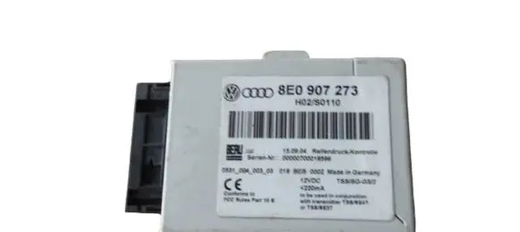 Audi A4 S4 B7 8E 8H Tire pressure control unit 8E0907273