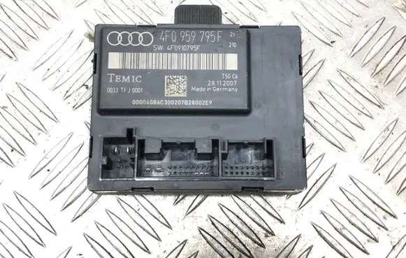 Audi A6 S6 C6 4F Door control unit/module 4F0959795F 0033TFJ0001
