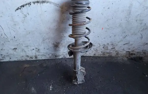 Opel Corsa D Front shock absorber with coil spring 383368EGT