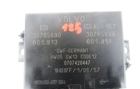 Volvo XC90 Parking PDC control unit/module 30765690 30765689 601913