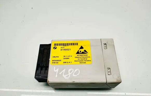 BMW 5 E60 E61 Central console control unit 9169521 80049005 290886