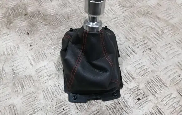 Gear lever shifter trim leather/knob