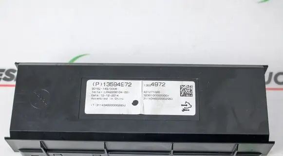 Opel Mokka Other control units/modules P13594972 13594972