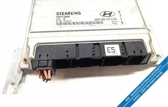 Hyundai Sonata Engine control unit/module 5WY1286A 39108-37150