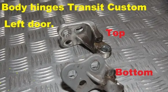 Ford Transit Custom Front door hinge set BK21V22811AM BK21V22801AC BK21V22811