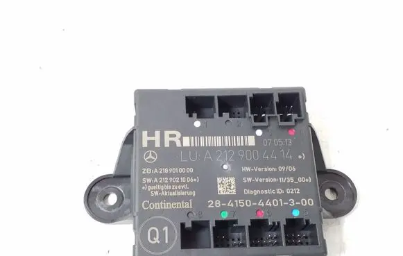 Mercedes-Benz E W212 Door control unit/module A2129004414