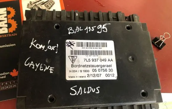 Porsche Cayenne (9PA) Other control units/modules 7L5937049AA 05075630