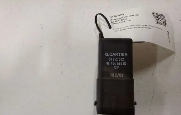 Citroen C5 Glow plug pre-heat relay 51252002 9640469680