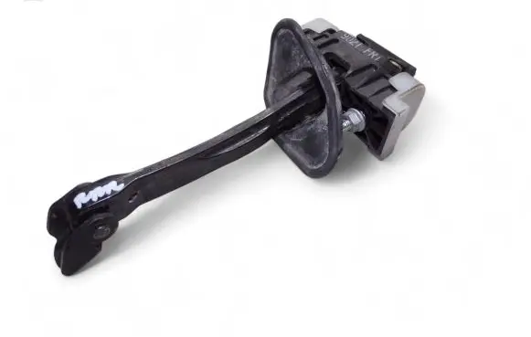 Front door check strap stopper