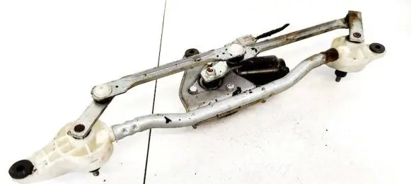 Opel Agila B Front wiper linkage and motor