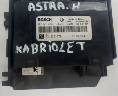 Opel Astra H Parking PDC control unit/module 13228779 0263004164