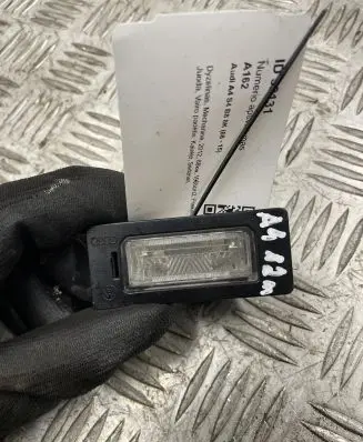 Audi A4 S4 B8 8K Number plate light