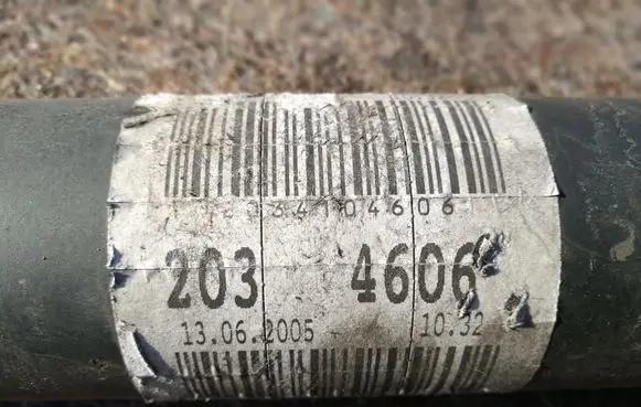 Mercedes-Benz C W203 Middle center prop shaft A2034104606 2034104606