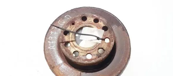 Audi A3 S3 8P Rear brake disc neventiliuojamas