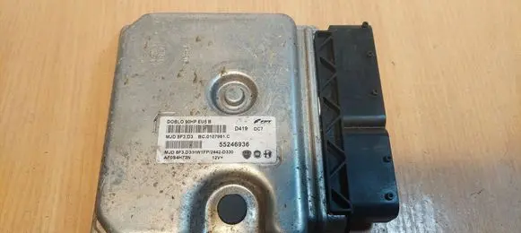 Fiat Doblo Engine control unit/module ECU 55246936 MJD8F3.D3 HW1FP
