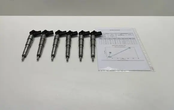 BMW 5 E60 E61 Fuel injectors set 7796042 779604204 0445115