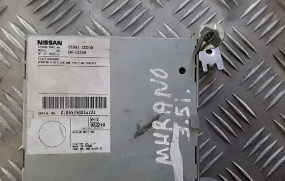 Nissan Murano Z50 GPS navigation control unit/module 283A1CC000 EN1224H