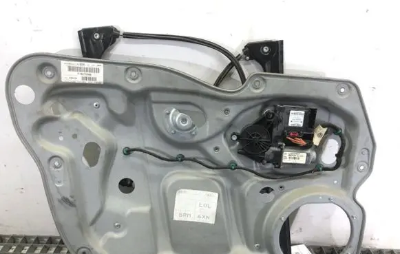 Front door window regulator with motor