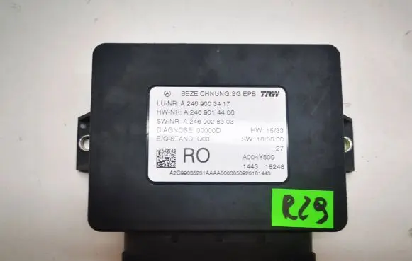 Mercedes-Benz B W246 W242 Brake system control unit/module A2469014406 A2469028303
