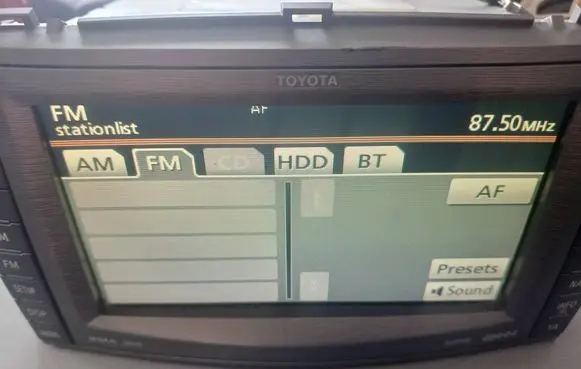 Toyota Verso Radio/CD/DVD/GPS head unit 8612064030 8686064020