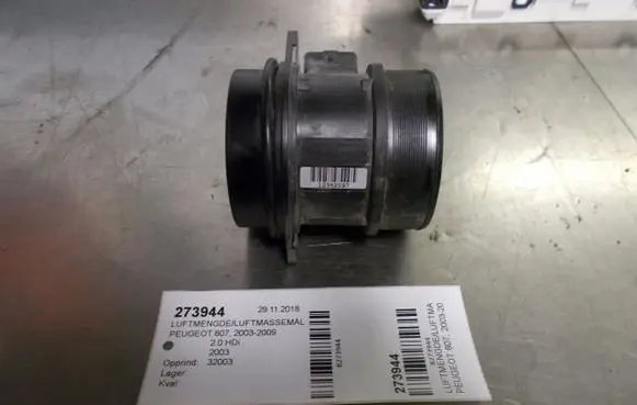 Peugeot 807 Mass air flow meter 1920AG 5WK9628