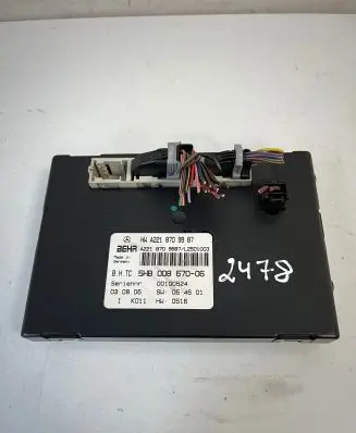 Mercedes-Benz S W221 Air conditioning/heating control unit A2218709987 00100524 5HB00867006