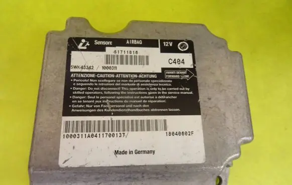 Fiat Stilo Airbag control unit/module 51711816
