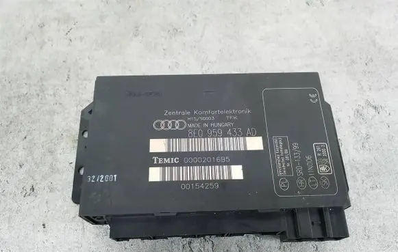 Audi A4 S4 B6 8E 8H Comfort/convenience module 8E0959433AD