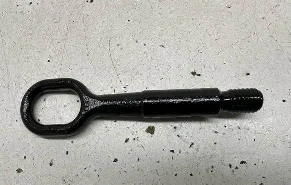 Towing hook eye