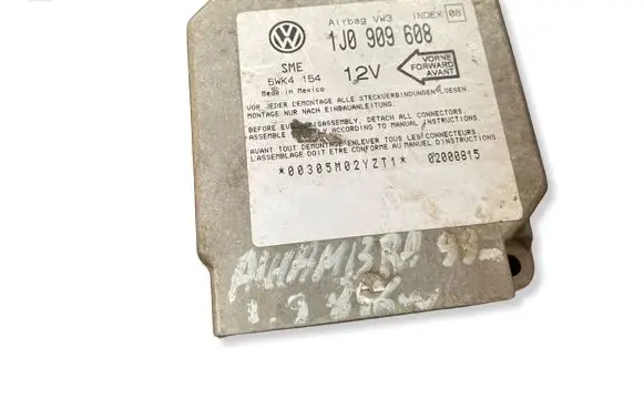 Seat Alhambra (Mk1) Airbag control unit/module 1J0909608