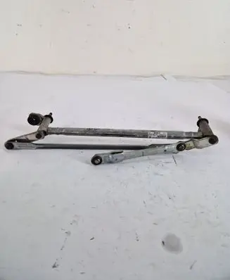 Front wiper linkage and motor