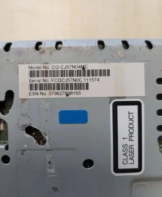 Ford Expedition Radio/CD/DVD/GPS head unit JL1T19C107CG