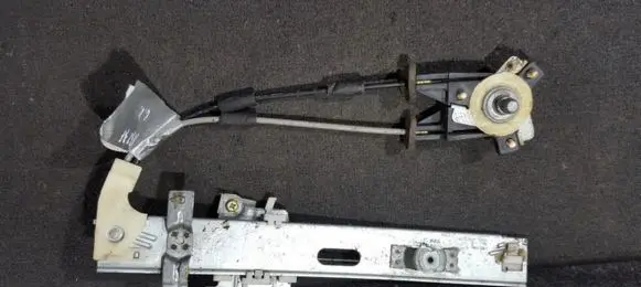 Mazda 323 F Sliding door window regulator with motor