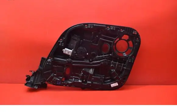Rear door window regulator with motor