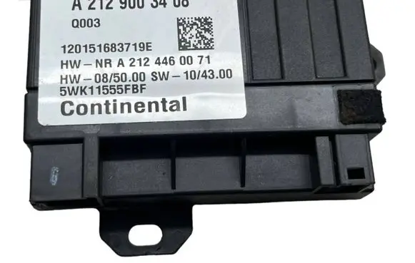 Mercedes-Benz E AMG W212 Fuel injection pump control unit/module A2129003408 5WK11555FBF A2124460071