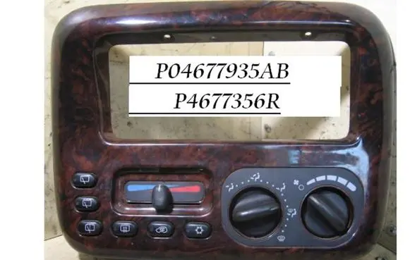 Chrysler Voyager Climate control unit P4677356R P04677935AB
