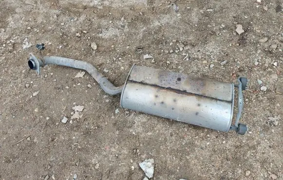 Lexus RX III Muffler/silencer 12025