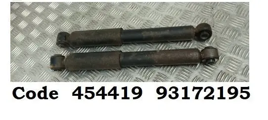 Opel Astra G Rear shock absorber/damper 454419 93172195