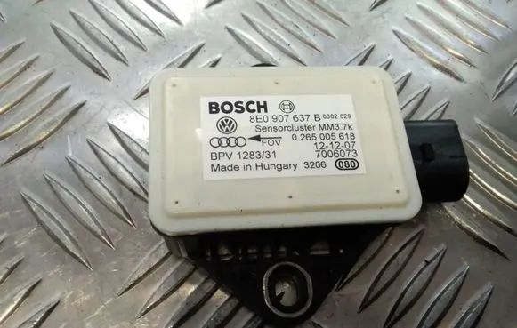 Audi A6 S6 C6 4F ESP acceleration yaw rate sensor 8E0907637B 0265005618 BPV128331