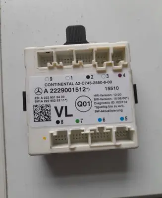 Mercedes-Benz C W205 Door control unit/module A2229001512