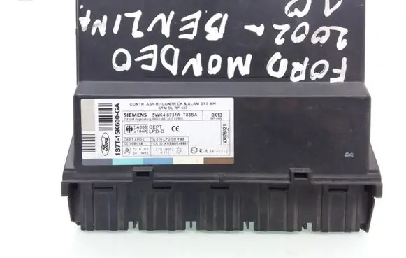 Ford Mondeo Mk III Comfort/convenience module 1S7T15K600GA 5WK48731A
