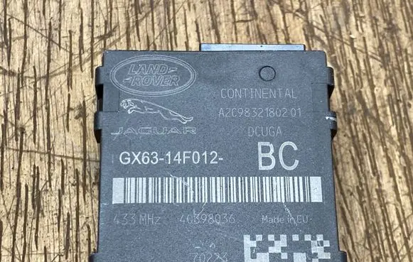 Jaguar F-Pace Other control units/modules GX6314F012 40398036 A2C98321802