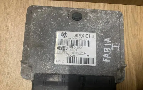 Skoda Fabia Mk1 (6Y) Engine control unit/module 036906034JE 6160125201 47M303JBE