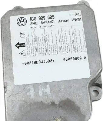 Volkswagen Transporter - Caravelle T5 Airbag control unit/module 1C0909605 5WK43121