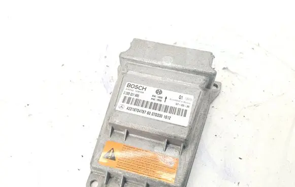Mercedes-Benz S W221 Airbag control unit/module A2218704787 0285001995