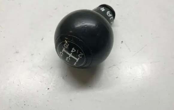 KIA Carens I Gear lever shifter trim leather/knob 